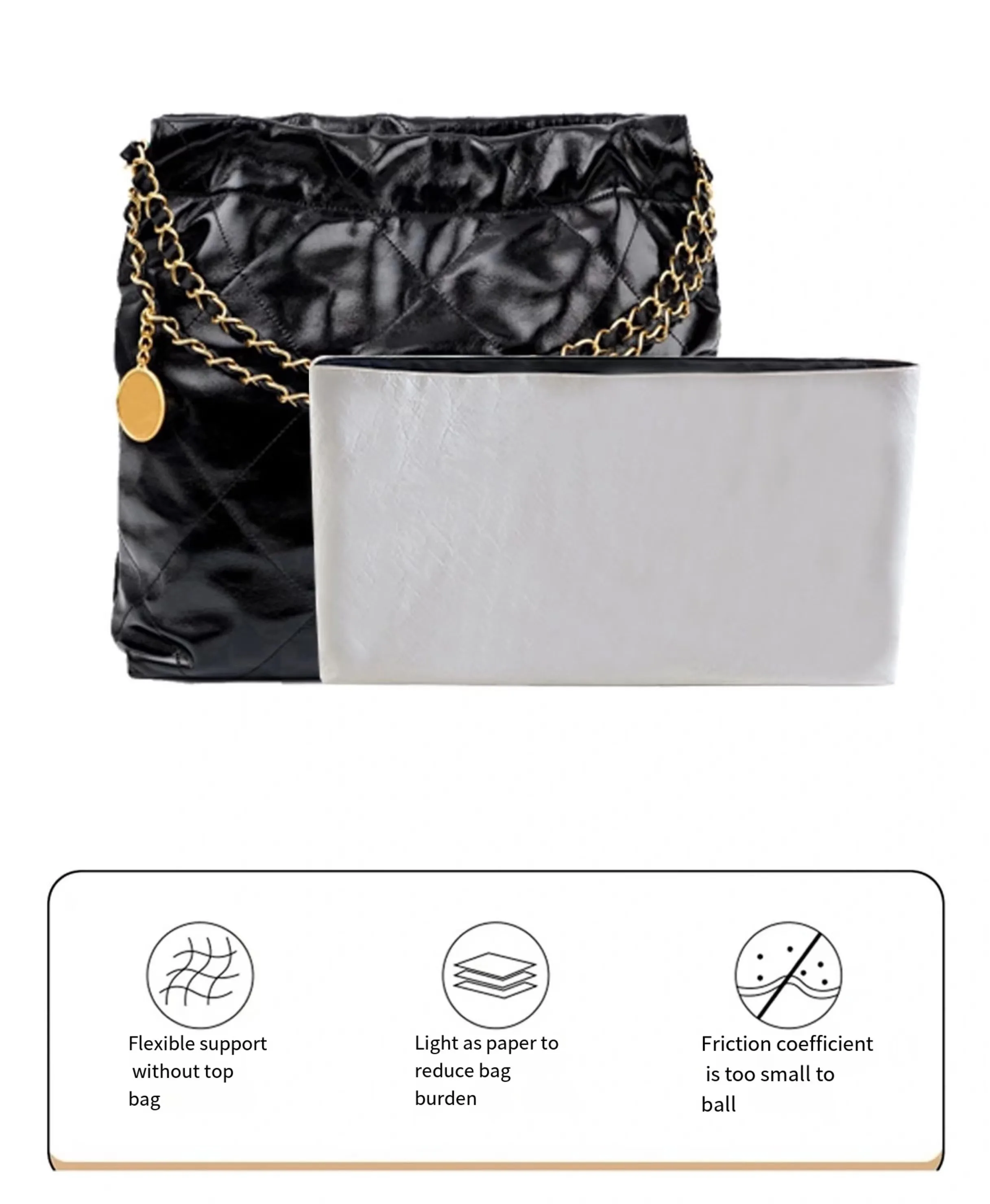 Ultra light waterproof DuPont paper  bladder suitable for Cf bags Bag22mini medium inner liner storage bag Insert