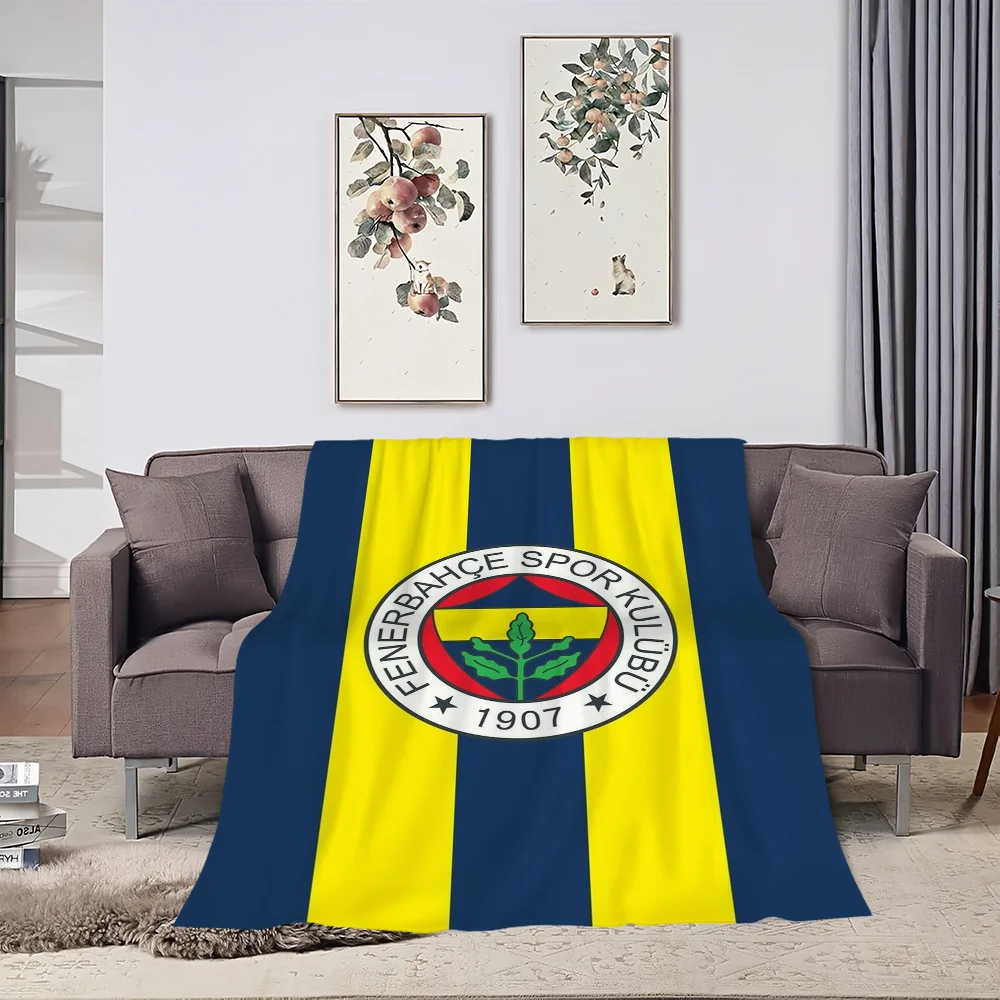 F-FenerbahceS Skicomfort warm Soft Home Kids Lunch Blanket Suitable for Living Room Office Daily Travel Gifts 3