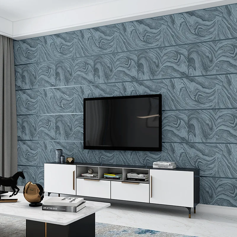 

Обои фланелевые 3D с утолщенным мраморным рисунком, 9,5 м