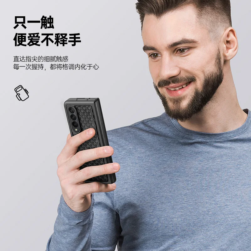 Original Dux Ducis Pu Leather Case For Samsung Galaxy Z Fold4 Fold 4 5g Coque Luxury Thin Flip Cover Wallet Phone Cases