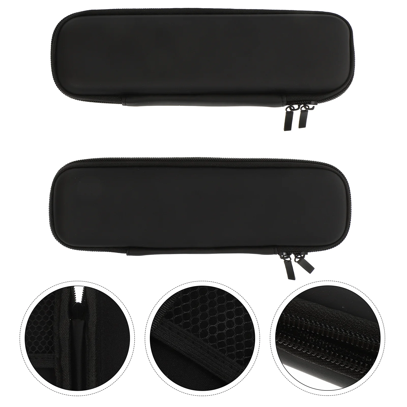 2 Pcs Electric Toothbrushes Protective Case Holder Portable Travel Bag Eva Pouches Student Black