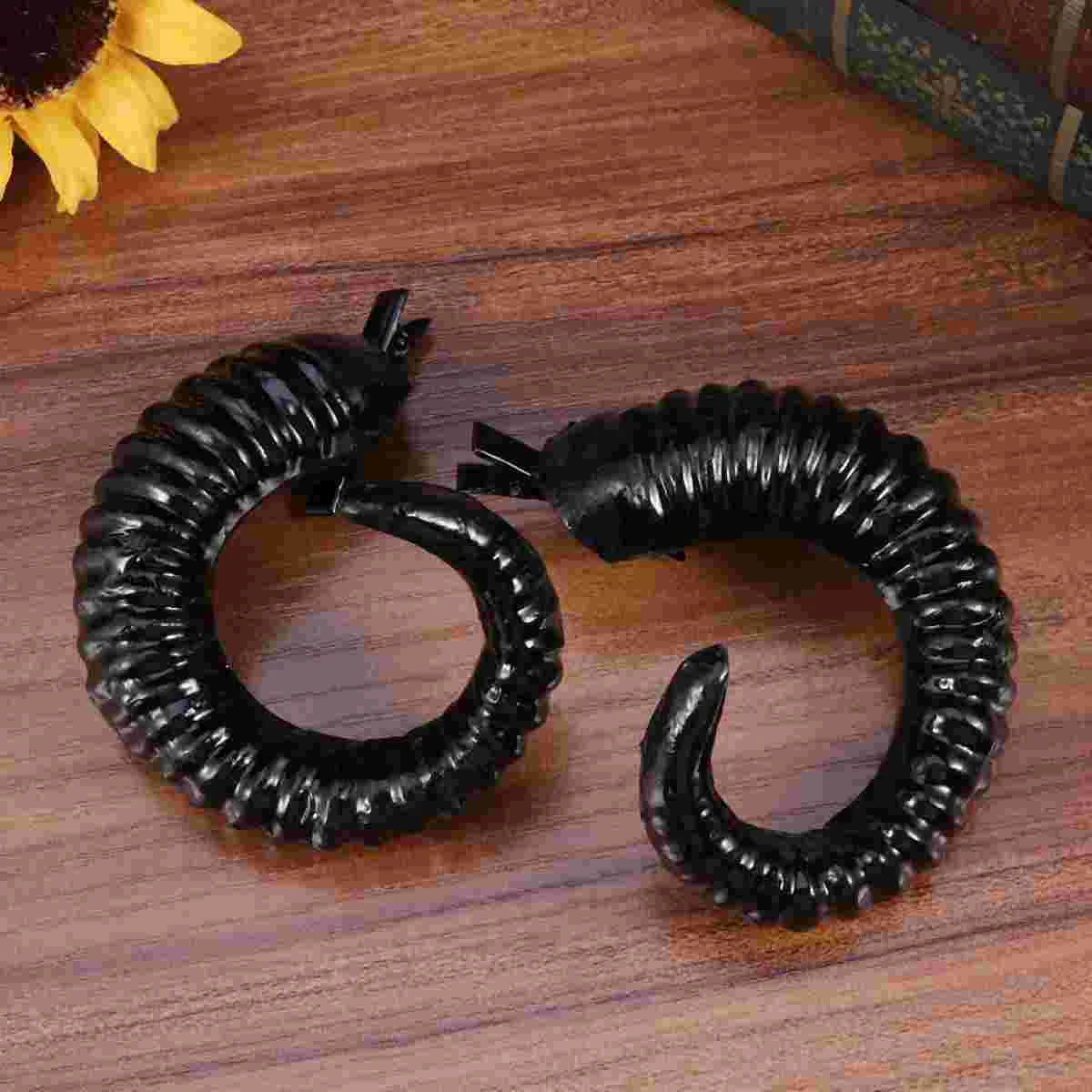 

Horns Sheep Cosplay Horn Clips Hair Clip Gothic On Hairclips Hairpin Halloween Headband Costume Hairpins Small Fancy