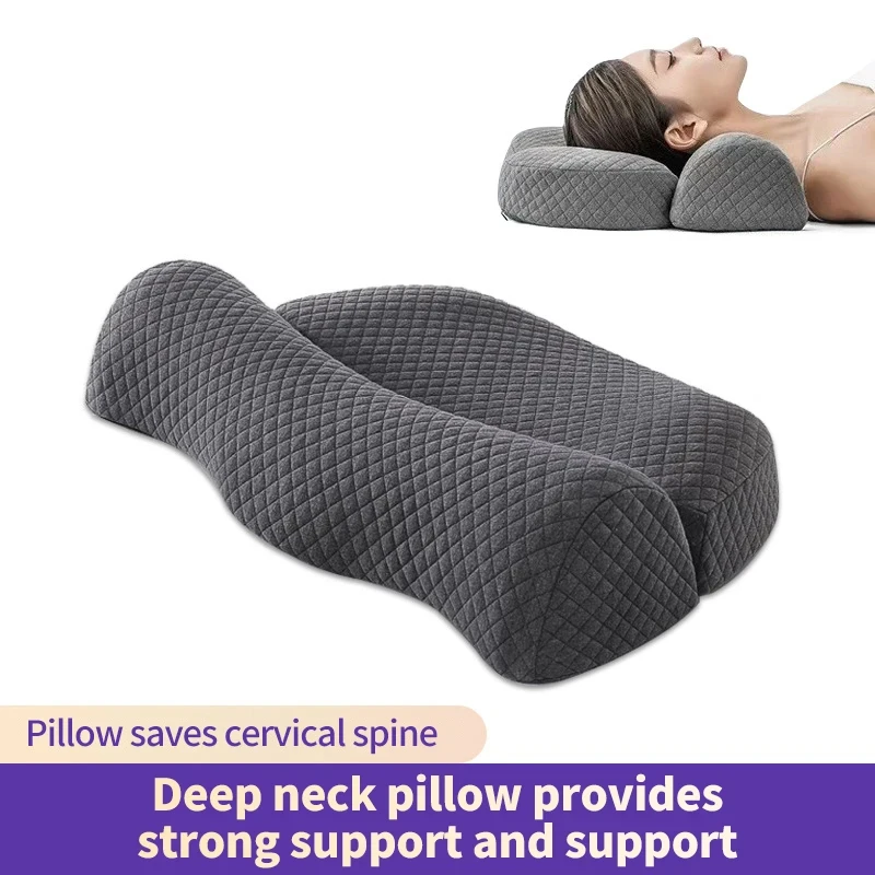 memory foam pillow Cervical Pillow Memory Foam Contour Pillow Bed Pillows for Side Sleeper Ergonomic Orthopedic Sleeping Pillow
