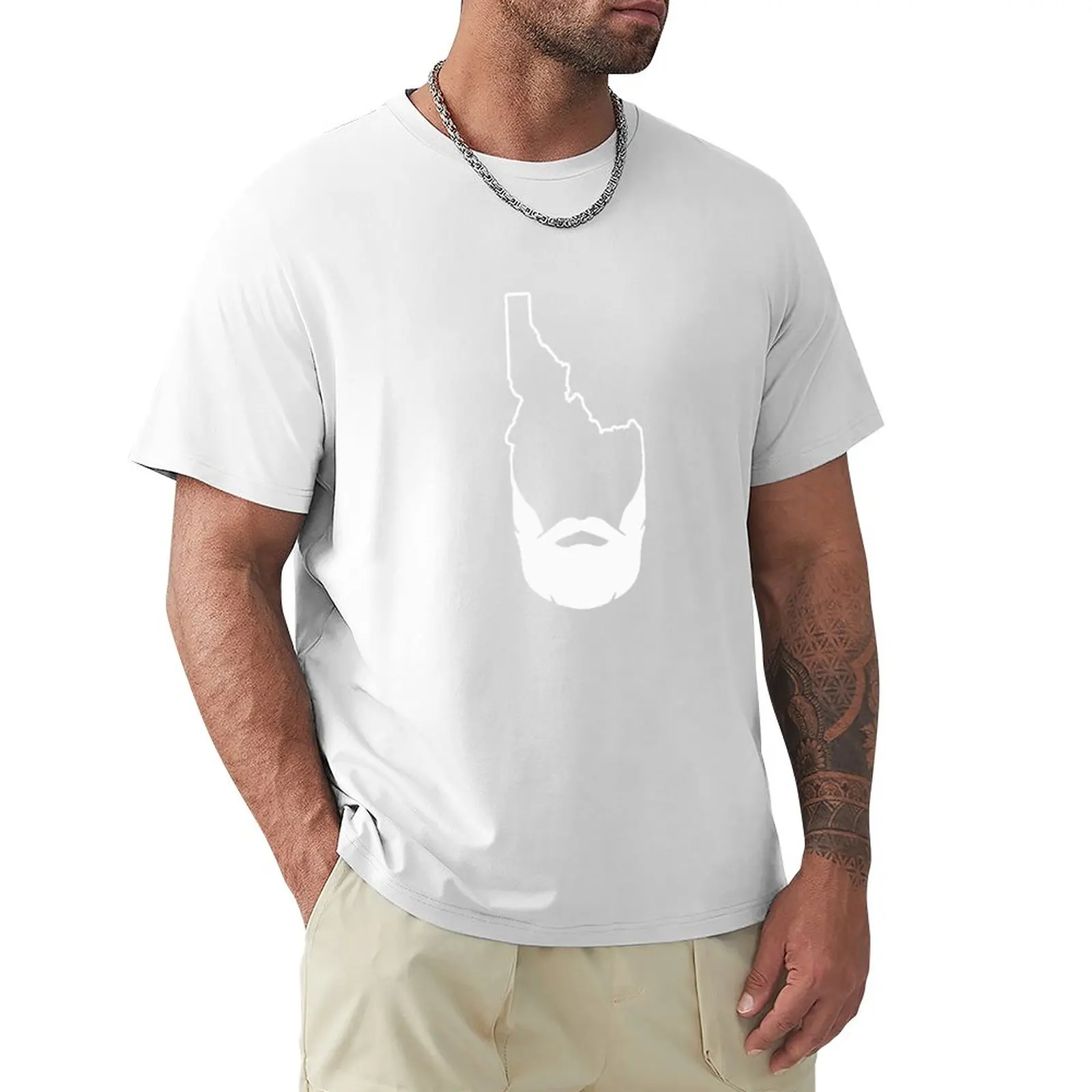 

Hipster Idaho Beard | Boise Idaho | FamousPotato | T-Shirt T-Shirt boys animal print shirt Short sleeve tee men