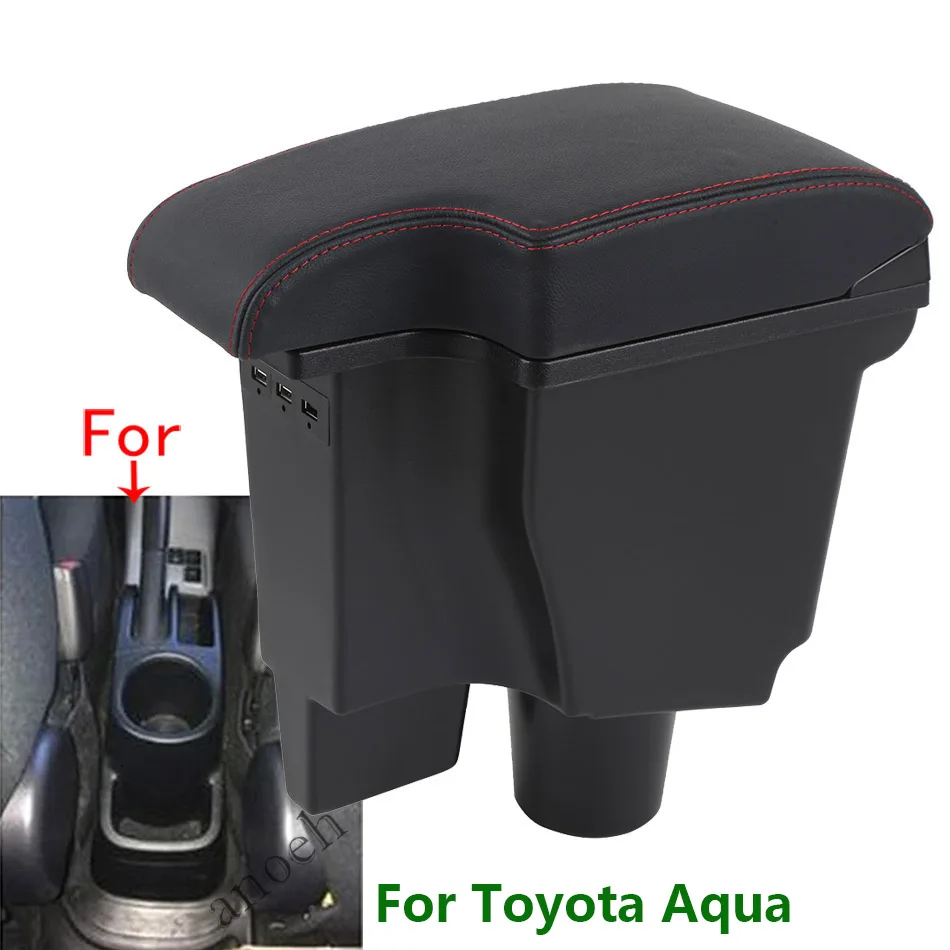 Per Toyota Aqua Bracciolo Box Per Toyota Prius C Aqua Car Bracciolo Scatola Di Immagazzinaggio Dedicato Retrofit Parti Accessori Interni Per Auto