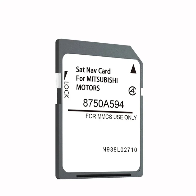 Mitsubishi Outlander ASX Lancer Pajero L200 네비게이션 SD GPS 카드 유럽 영국의 새로운 지도 버전 안개 방지 기능 포함 무료 배송