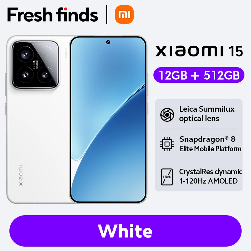 New Xiaomi 15 Smartphone Global Version 50MP Leica camera