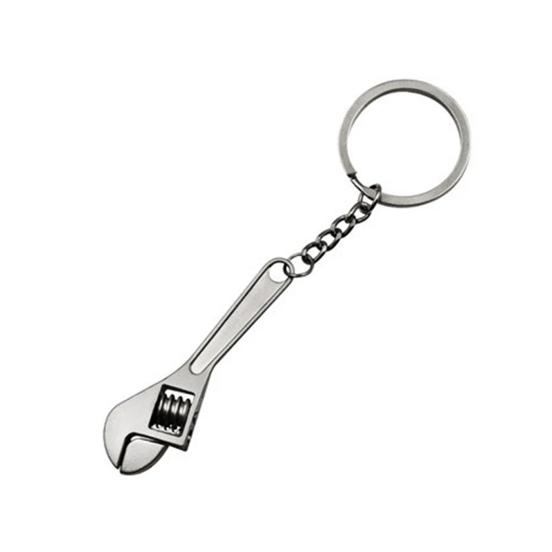 LLavero de Metal con estilo, llave inglesa para hombre, llavero de moda creativa, bolsa de coche, Mini llavero bolsillo colgante