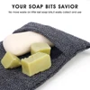 Double-layer Thickened Soap Bag Bath Cleansing Foaming Net Pouch Body Exfoliating Scrubber Sponges Bathroom Nylon Soap Pocket 4