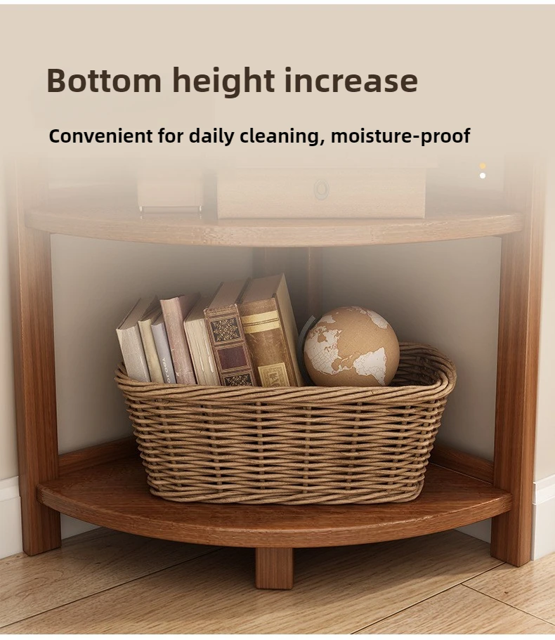 Corner Cabinet Triangle Corner Cabinet Indoor Shelf Shelf Living Room Floor Locker Modern Simple Storage Rack
