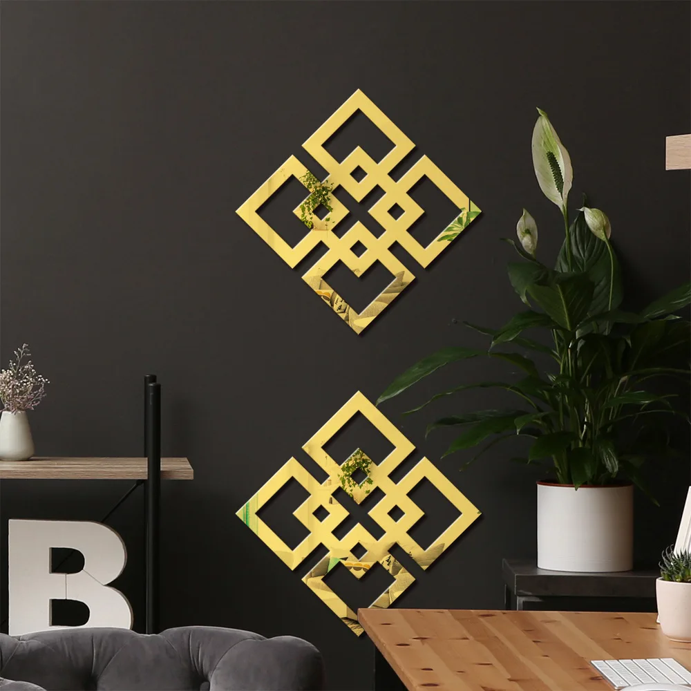 Etched Glass Border Glass Corner Design: How I Transformed My IKEA KALLAX  With Minimalist Mirror Stickers, image size:1000x1000