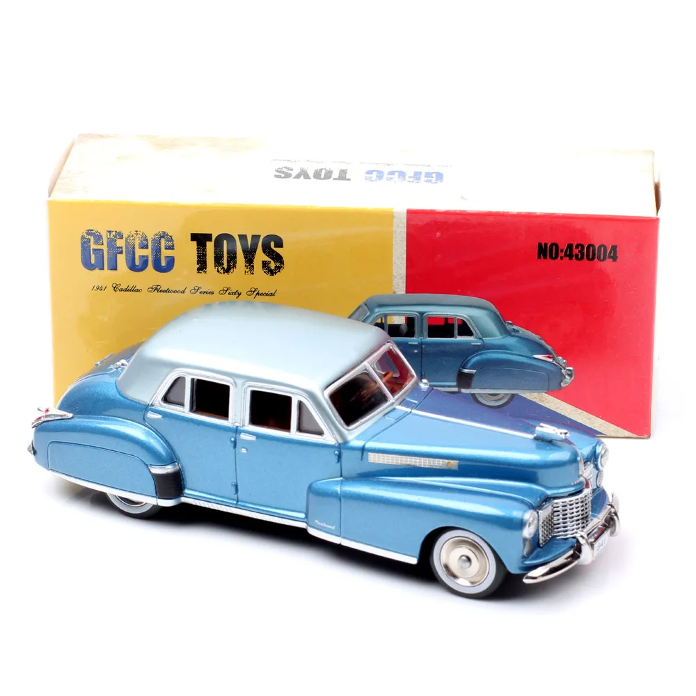 Vintage 1:43 Scale 1941 Cadillac Fleetwood Diecast Model Car