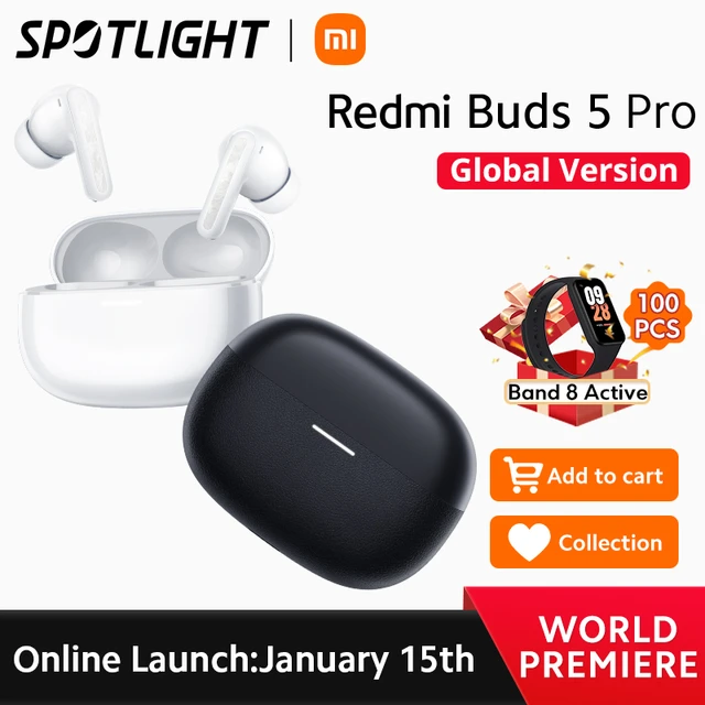 [World Premiere] Global Version Xiaomi Redmi Buds 5 Pro