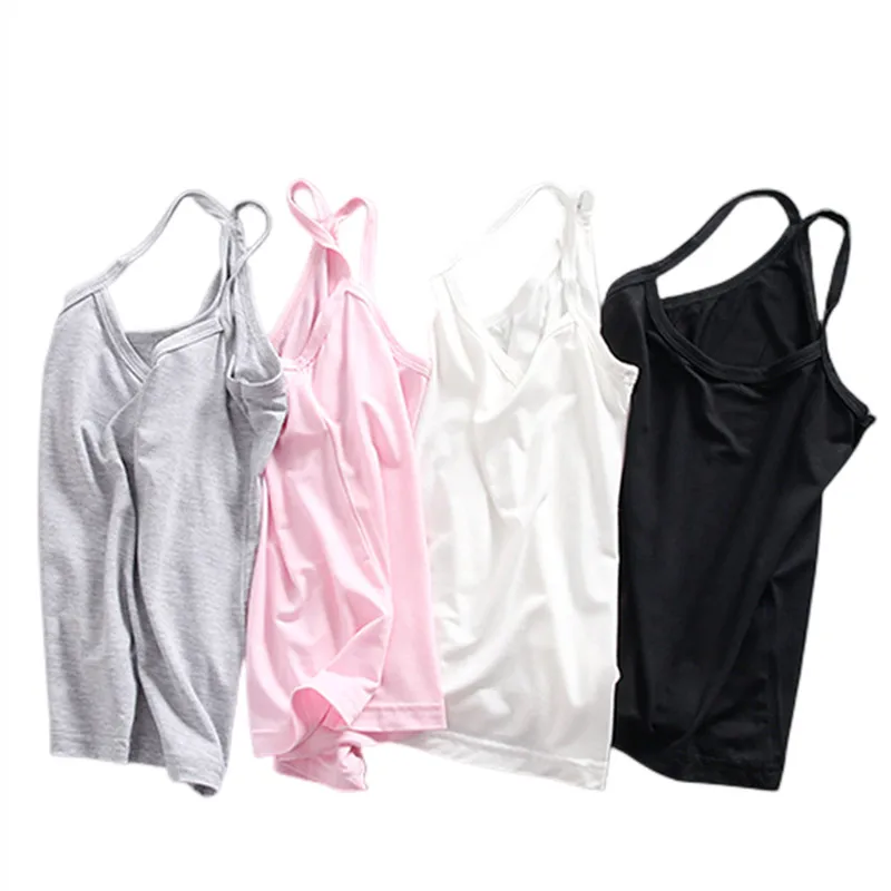 Girls Tank Tops 3pcs Children Undershirt Girls Cute Design Singlet Cotton Underwear Tank Soft Breathable Tank Tops for Baby Girl Size 110-150 girls tank tops