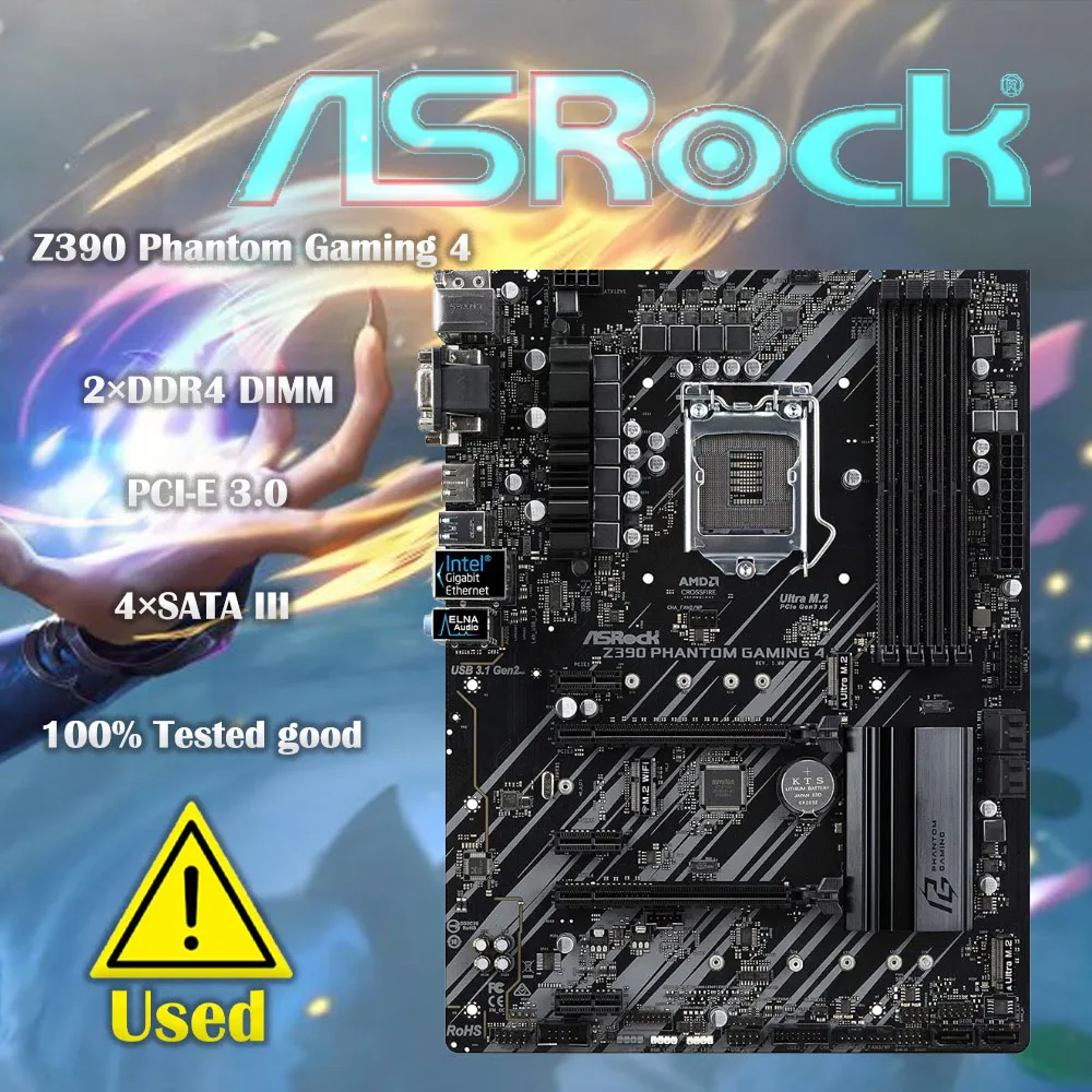 〇【美品】 ASRock Z390 PHANTOM GAMING4 マザーボード ASRock | Z390 Phantom Gaming 4