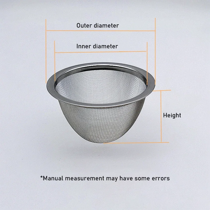 Tea Infuser Reusable Stainless Steel Mesh Tea Strainer Teapot Loose Herb Leaf Spice Filter