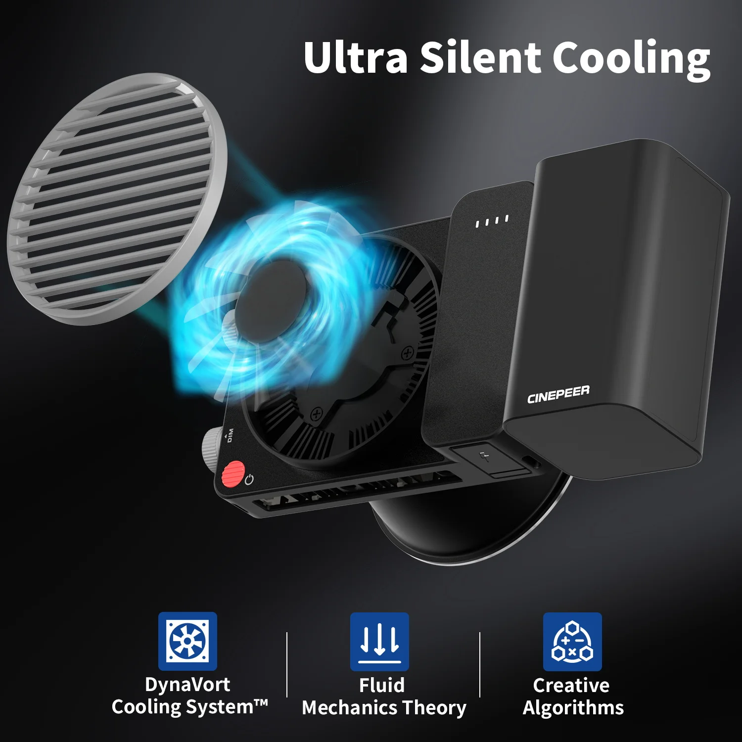 지윤 시네피어 CX100 100W 포켓 사진촬영 LED 조명 2700K-6500K 스튜디오 비디오 보조광