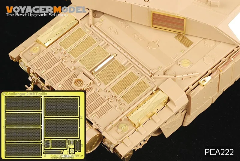 

Модель Voyager PEA222, масштаб 1/35, современный Британский Challenger 2 MBT, грили (для TAMIYA)