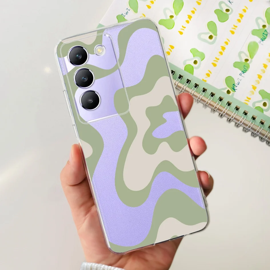 Elegant Flower Transparent Silicone Soft Back Cover