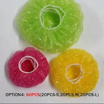 Чохли для зберігання харчових продуктів Еластичні чохли для мисок Тарілки Посуд Багаторазові одноразові для залишків Пікнік На відкритому повітрі Кришки для їжі