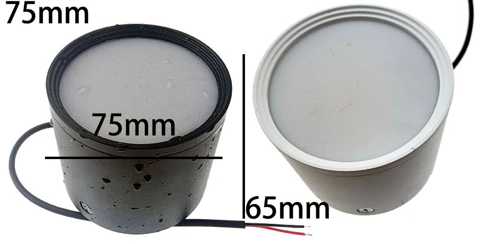 Description Picture 4 of itemIP67 220V Outdoor Waterproof IP65 IP66 Surface Mounted LED Downlight 5W 7w 9W 12W 15W 18W Porch Wall Spot Light Ceiling Lamp