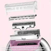 Electric Bikini Trimmer Painless Shaver for Face Legs Underarm Waterproof Portable Women Epilator Lady Shaver for Intimate Areas 5