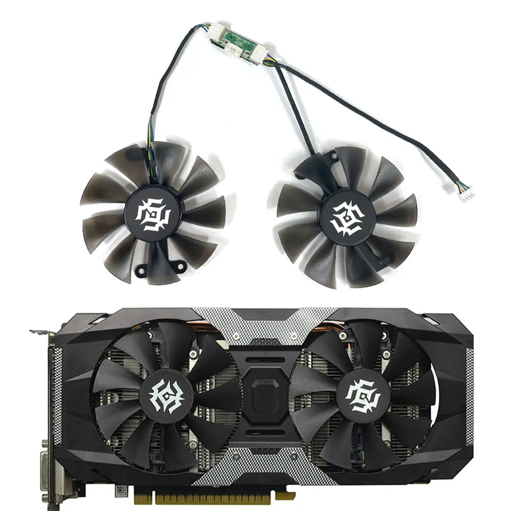 Nuova Ventola Di Raffreddamento 87Mm 4Pin Ga91S2H Gtx1050 1060 Per Ventola Di Raffreddamento Della Scheda Grafica Zotac Gtx1050 1050Ti 1060 X-Gaming