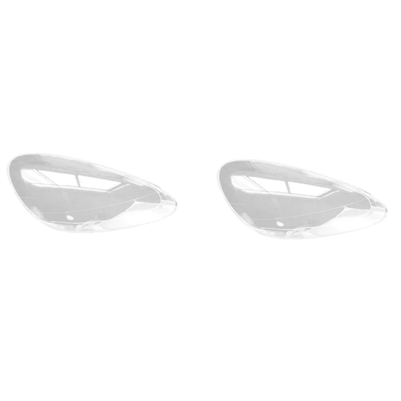 

2X For-Porsche Cayenne 2010 2011 2012 2013 2014 Right Headlight Shell Lamp Shade Transparent Lens Cover Headlight Cover