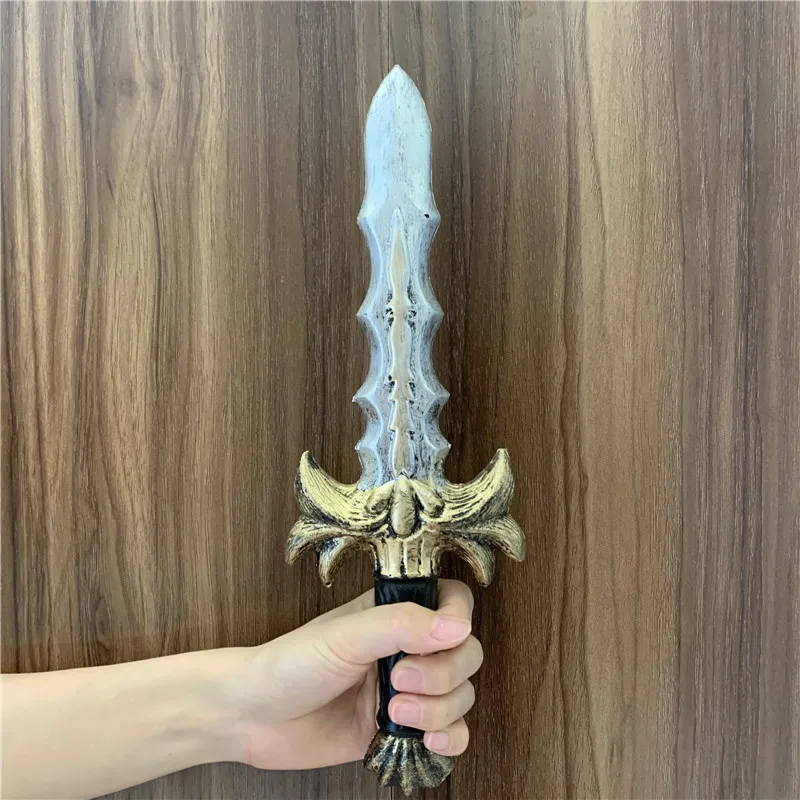 Cosplay sword Cosplay toy Cosplay prop Dagger Leaves Rune Sword Halloween 1:1 Cos Kids Gift Safety PU