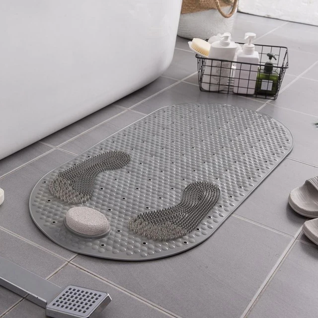 Durable Shower Mat Super Soft Bathtub Mat Non-deformed Feet Massage Non-slip  Bathroom Mat Anti-skid - Bath Mats - AliExpress