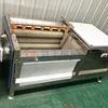 Brush roller type potatoes yam root vegetables fruit washing peeling cutting machine carrot washer walnut cleaning machine 6
