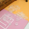Transparent Snap Buttons 50 or 100set Resin snap buttons clothing accessories Press Stud Fasteners T5 12mm plastic snaps 5