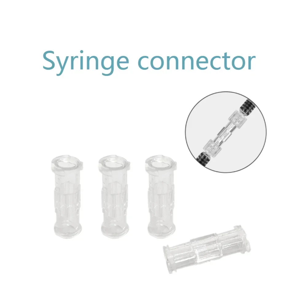 Double Helix Medical Sterile Luer Lock Adapter Transparent Plastic Syringe Connector