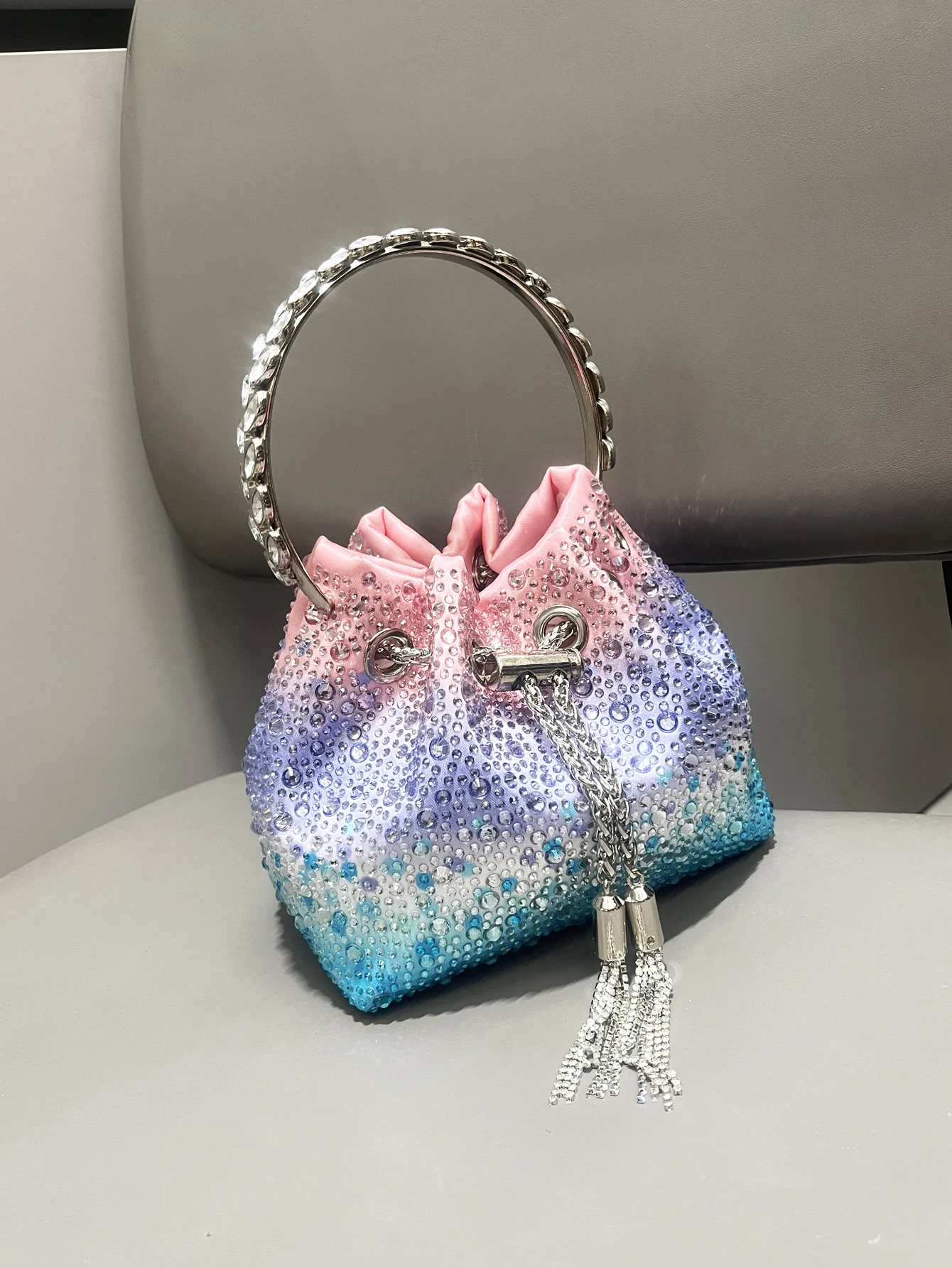 Sacs En Strass Pochettes Tissées En Strass For Femmes, Sacs à
