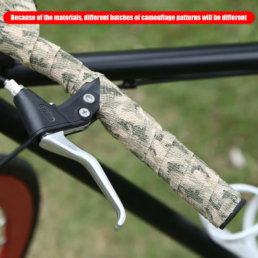 4.5m Hunt Disguise Elastoplast Camouflage Elastic Wrap Tape Self Adhesive Sports Protector Ankle Knee Finger Arm Bandage
