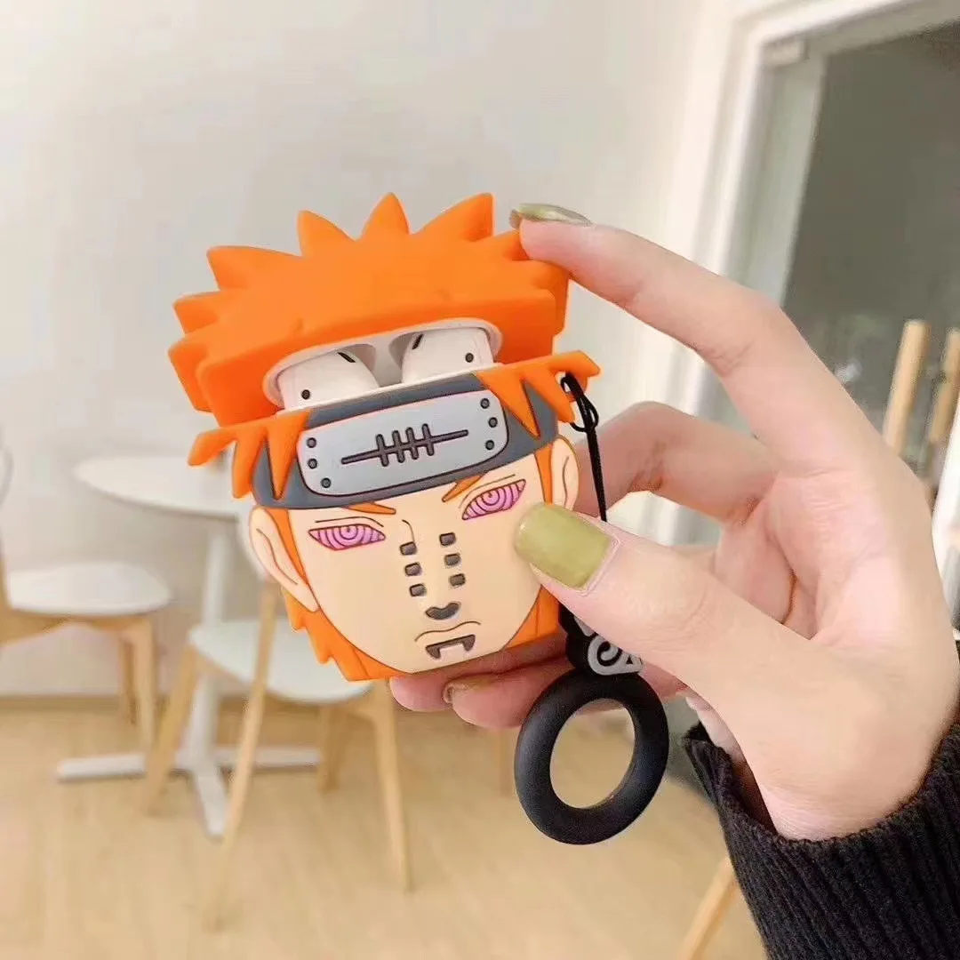 

Naruto Anime Cartoon Wireless Earphone Cover for Airpods 1 and 2 3 Pro Anime FiguresProtective Cover Collection Toy Gifts