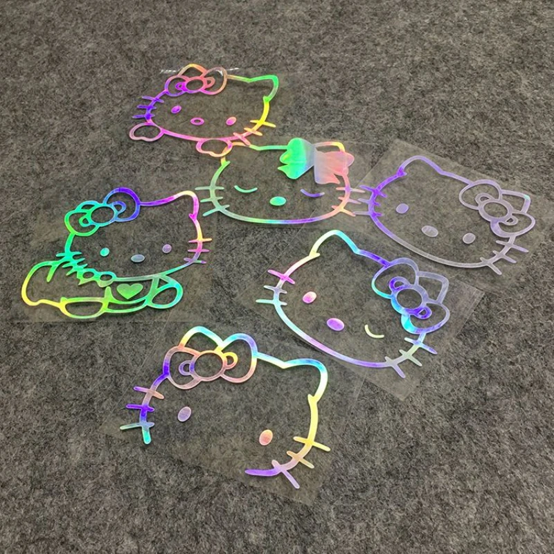 KawaiiHelloKittyBumperStickersScratchCoverWaterproofCar