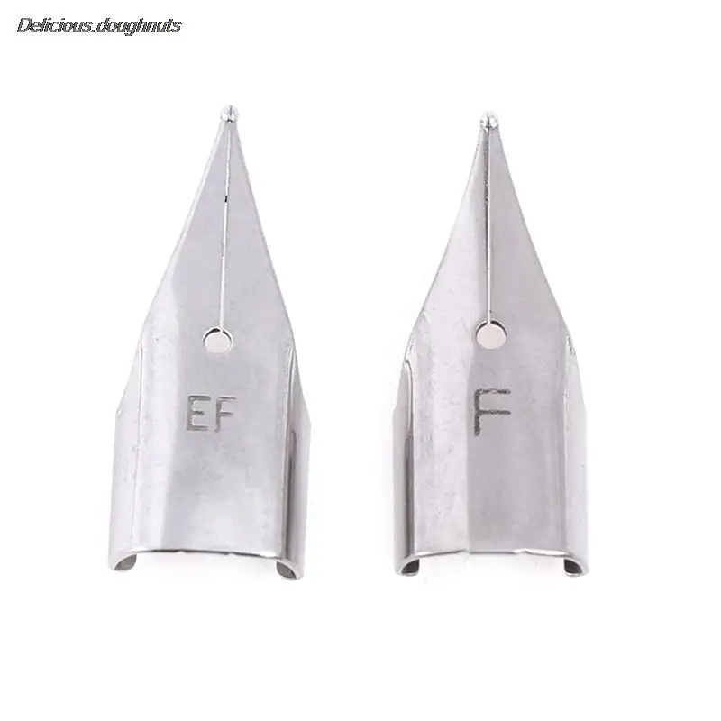 

5Pcs 0.38mm Replacement Stainless Steel Pen Nib Silver Nibs Stainless Steel For LAMY/Wing Sung 3008 for Hero 359 Fountain Pen