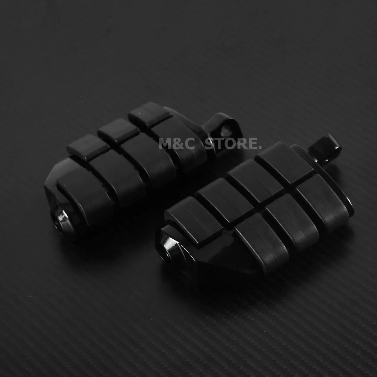 1-1/4" 32mm Highway Foot Pegs Foot Rest Short Mount Crash Engine Guard Black For Harley Touring Electra Road Glide Sportster