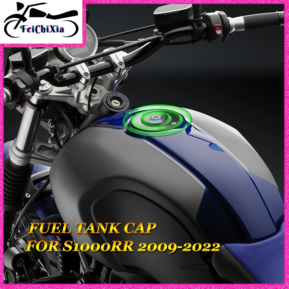 

For BMW S1000RR S1000 RR S 1000RR s1000rr 2009 - 2022 Motorcycle Fuel Tank Filler Cap Black Gasoline Tank Lock Cover