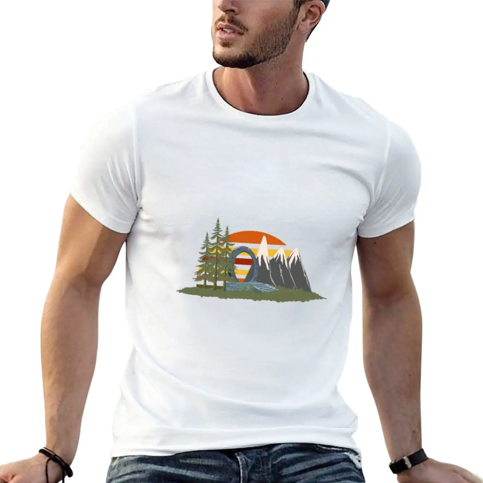 

New Stargate T-ShirtRetro Style Nature T-Shirt T-shirt short graphic t shirts mens graphic t-shirts hip hop