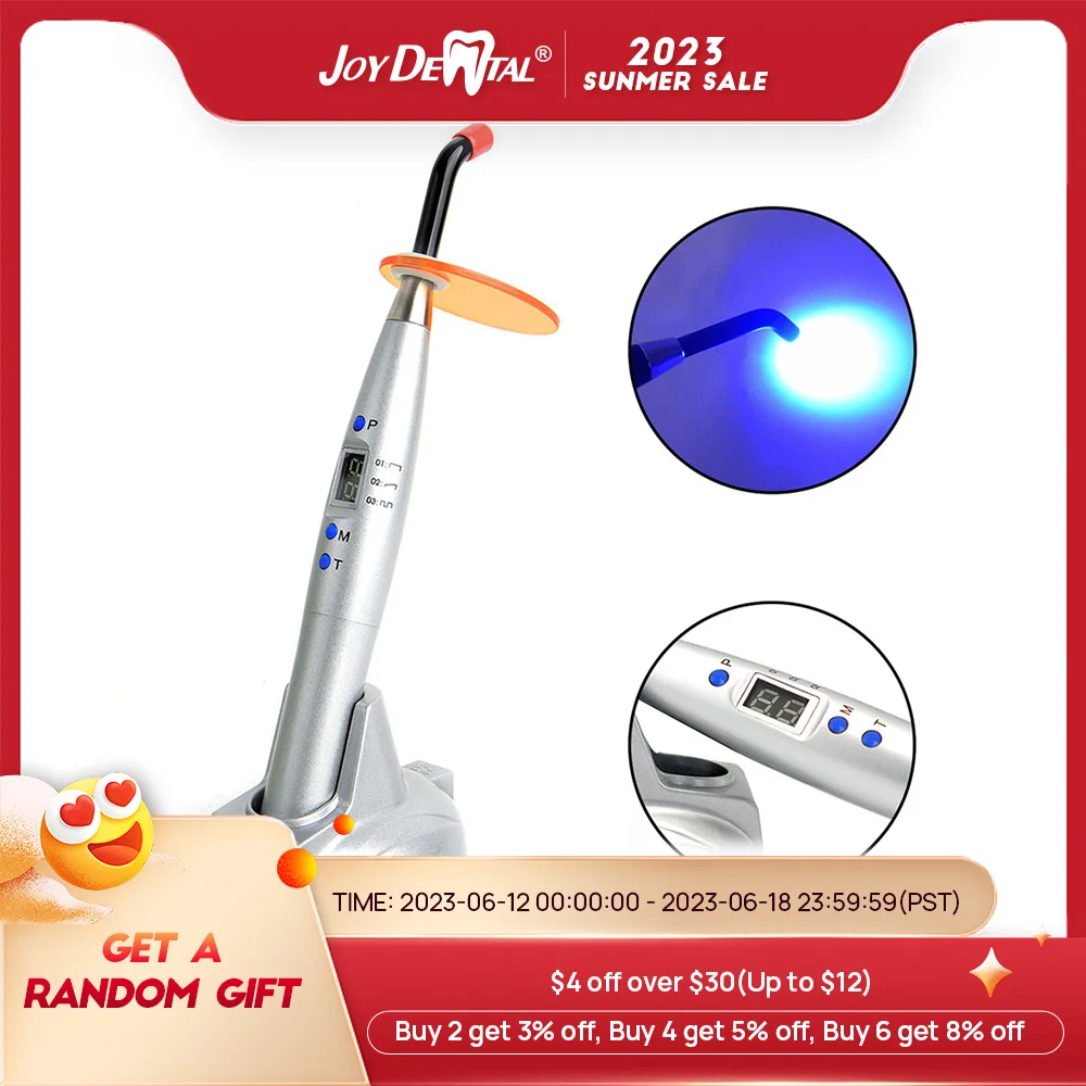 Dental Curing Lamp Wireless Led Curing Light 5W≥1200mw/c㎡ Blue ray