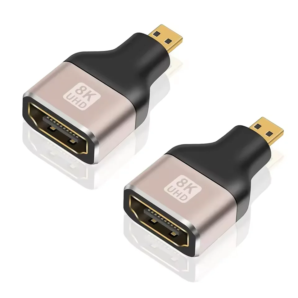 Ultra HD 8K@60Hz Mini Micro HDMI-Compatible Adapter Converter