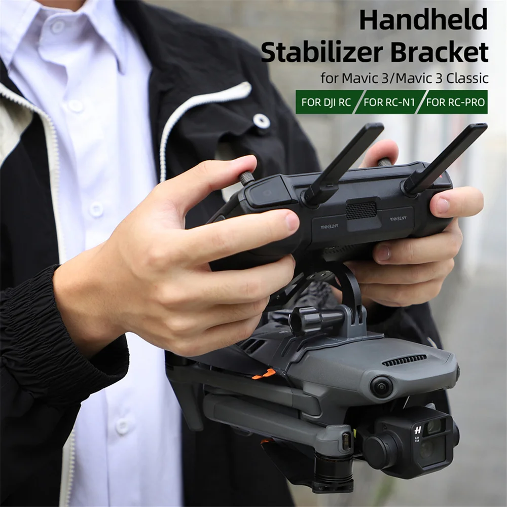 Per Mavic 3 Palmare Gimbal Stabilizzatore Staffa Supporto Clip Telecomando Per Dji Mavic 3 / Mavic 3 Classic Drone Accessori