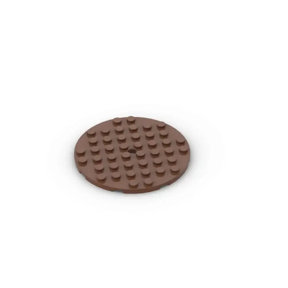 MOC 1PCS 라운드 74611 8x8 구멍이 있는 플레이트 빌딩 블록 세트 보드 벽돌 장난감 소년 어린이 특별 휴일 생일 선물