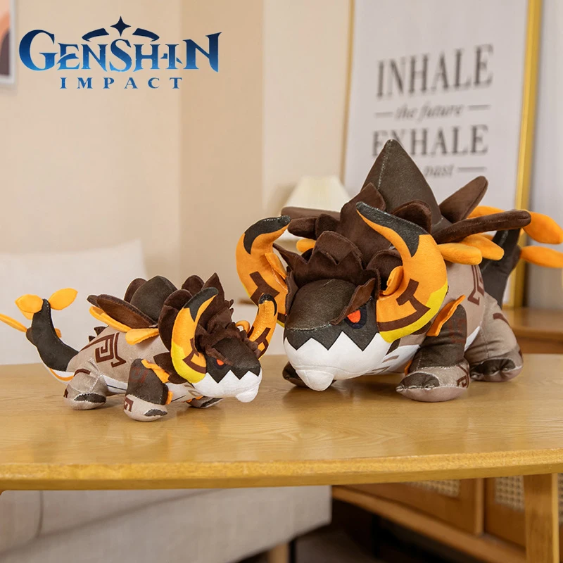 

Genshin Impact Morax Zhongli Azhdaha плюшевая двухмерная аниме периферийная Подушка Мягкие плюшевые игрушки кукла кавайный Декор для комнаты