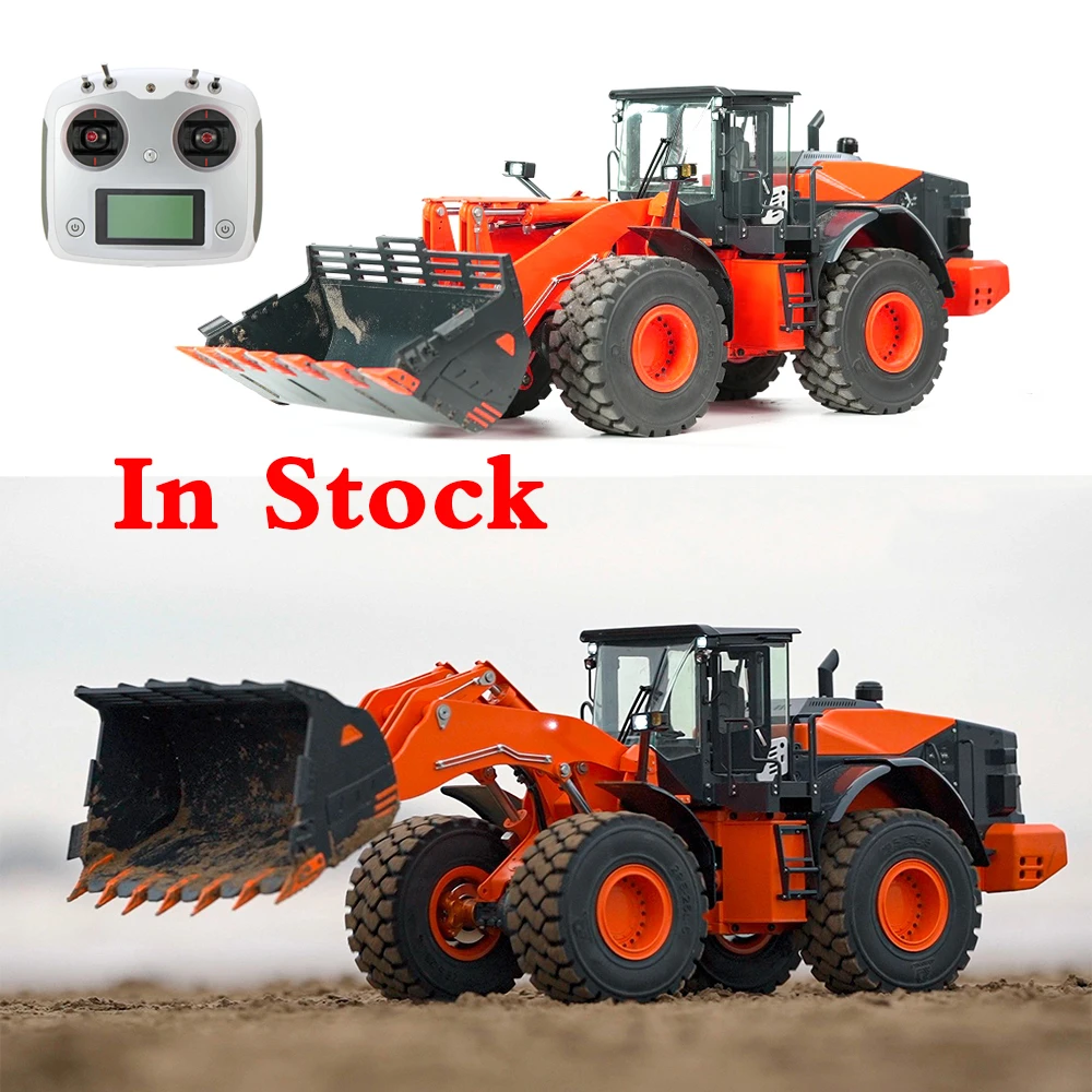 JDM 198 1/14 ZW370 RC Hydraulic Loader Metal Wheel Loader Model with