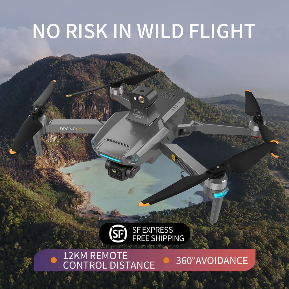 

2023 NEW S808 GPS Drone 8K Professional Dual HD Camer Obstacle Avoidance Brushless Motor Foldable Quadcopter Toy Gift FPV