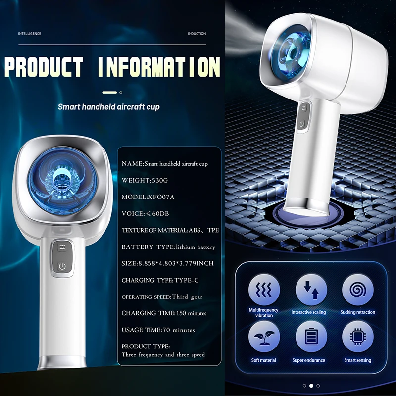 Masturbator Männer Vibrator Offene Blowjob Masturbation Tasse Stoßen Für Männer Erwachsene Produkte Sex Spielzeug_voghion.com