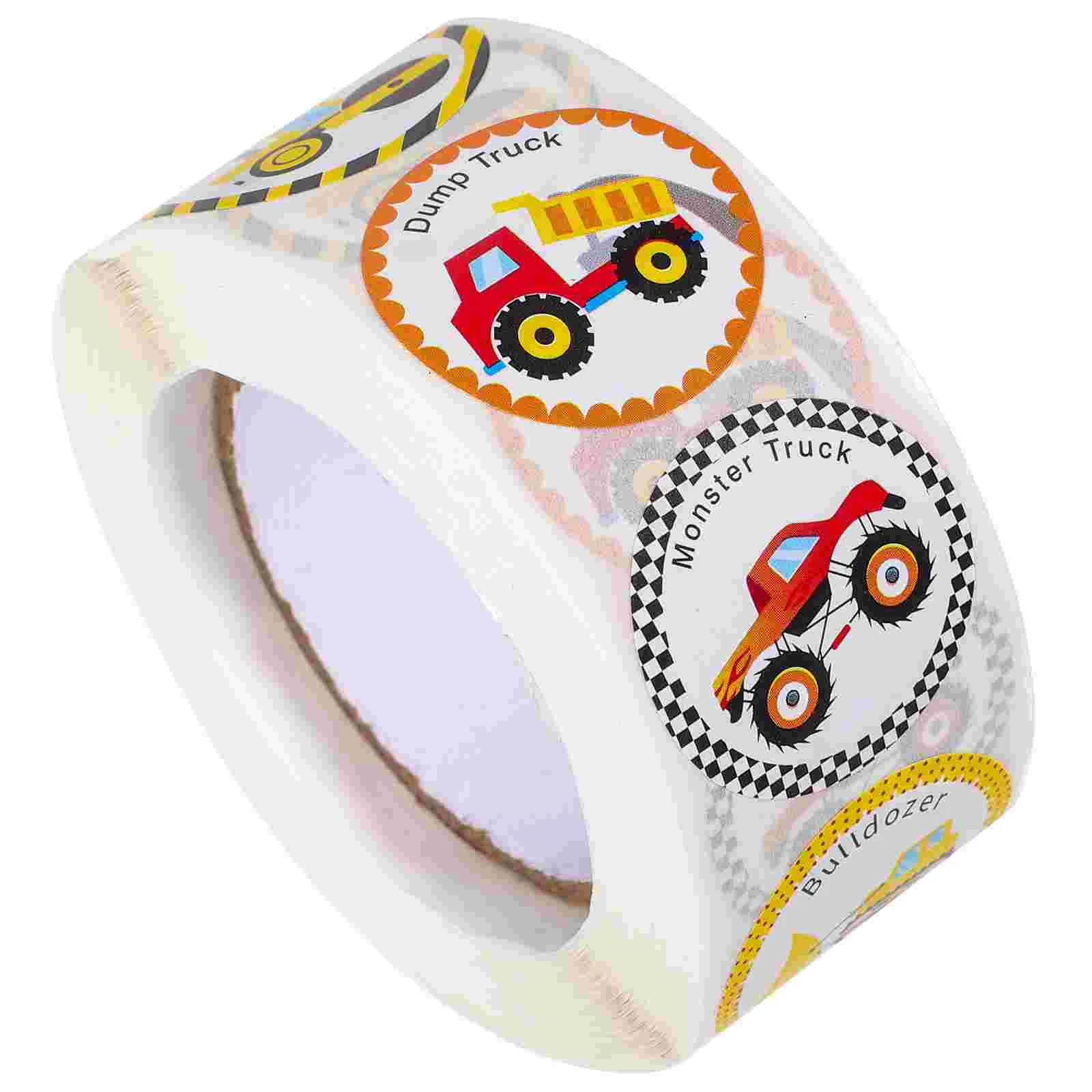 

1 рулон, наклейки в виде грузовика